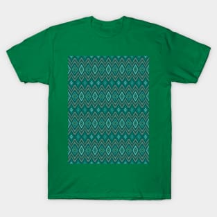 Green Aztec Pattern T-Shirt